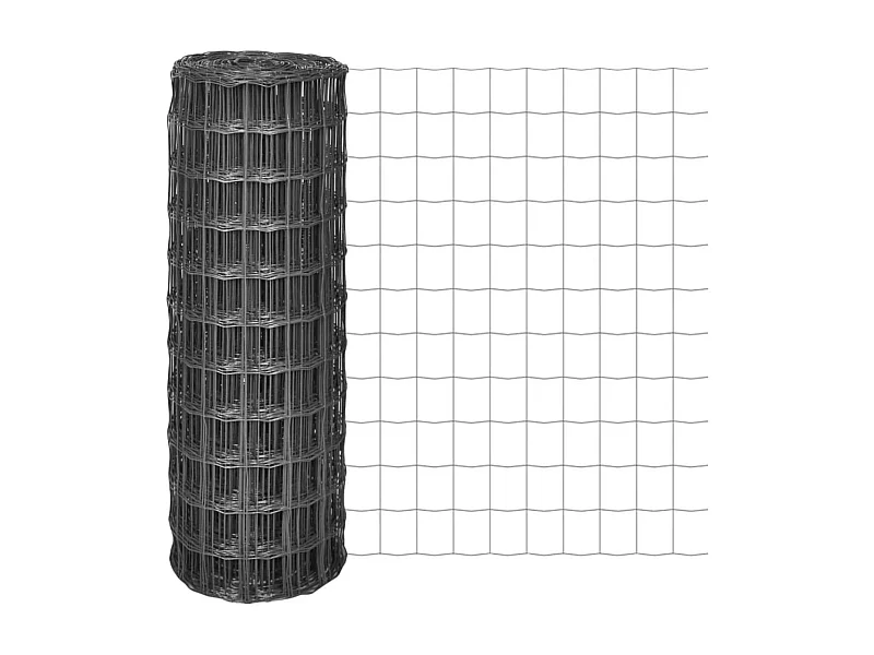 Euro Valla acero gris 25x1 m ES509951