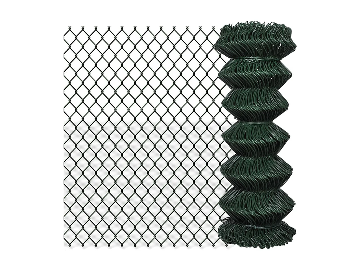 Gaashek 1x25 m staal groen BE603515