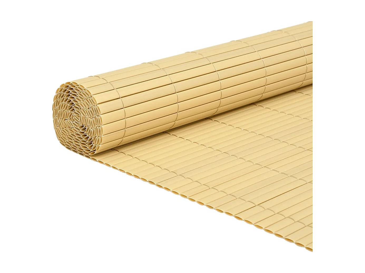 Cerca de jardim dupla face 110x400 cm amarelo PT262298