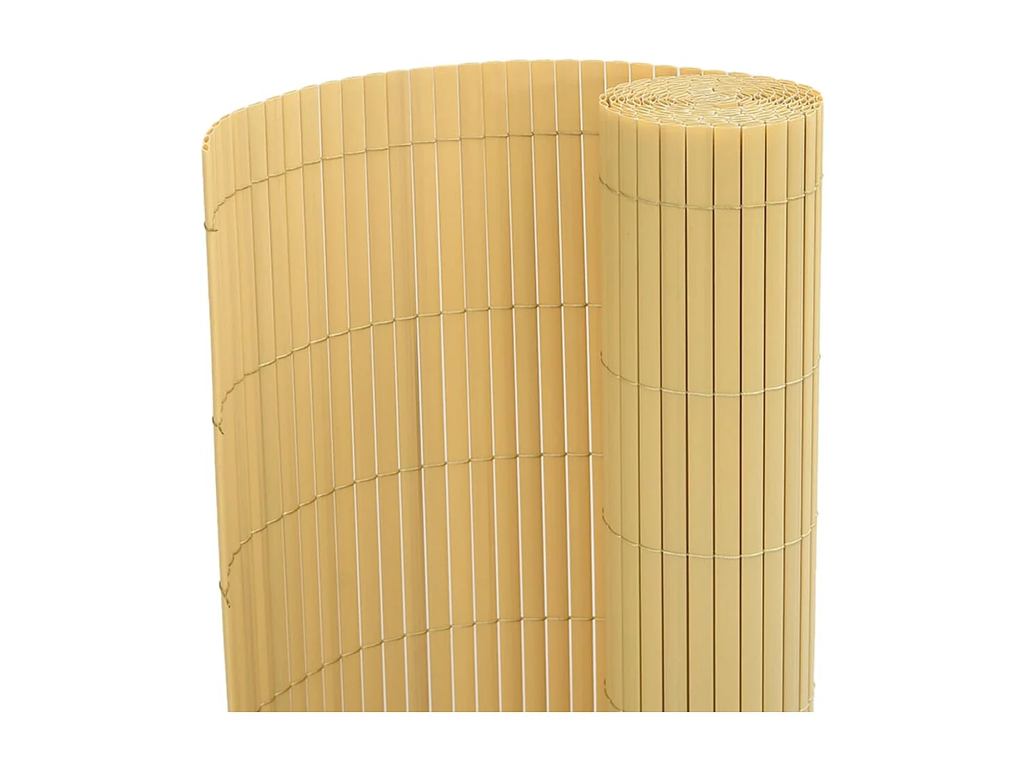 Cerca de jardim dupla face 110x400 cm amarelo PT262298