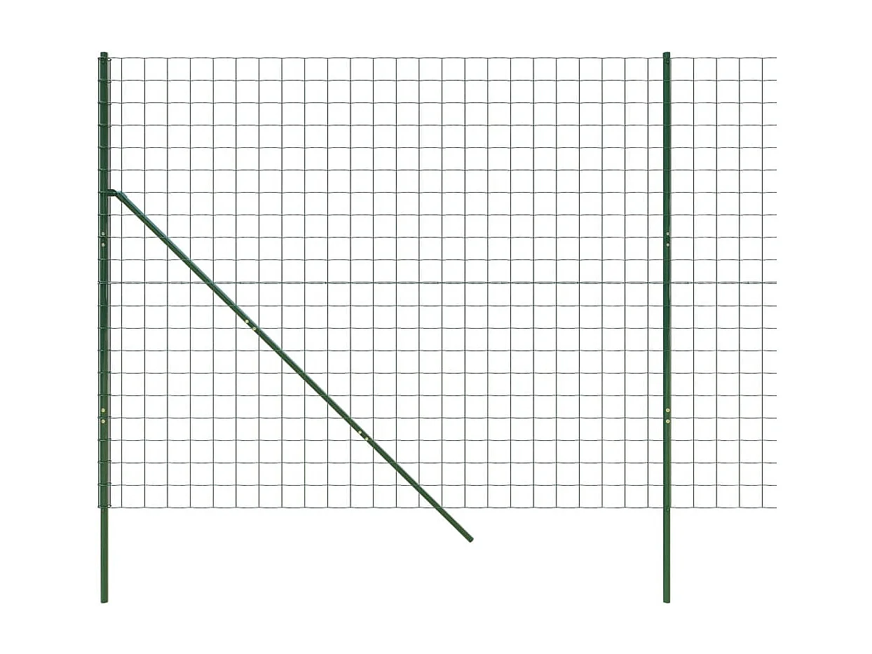 Draadgaashek 2,2x25 m gegalvaniseerd staal groen BE338050