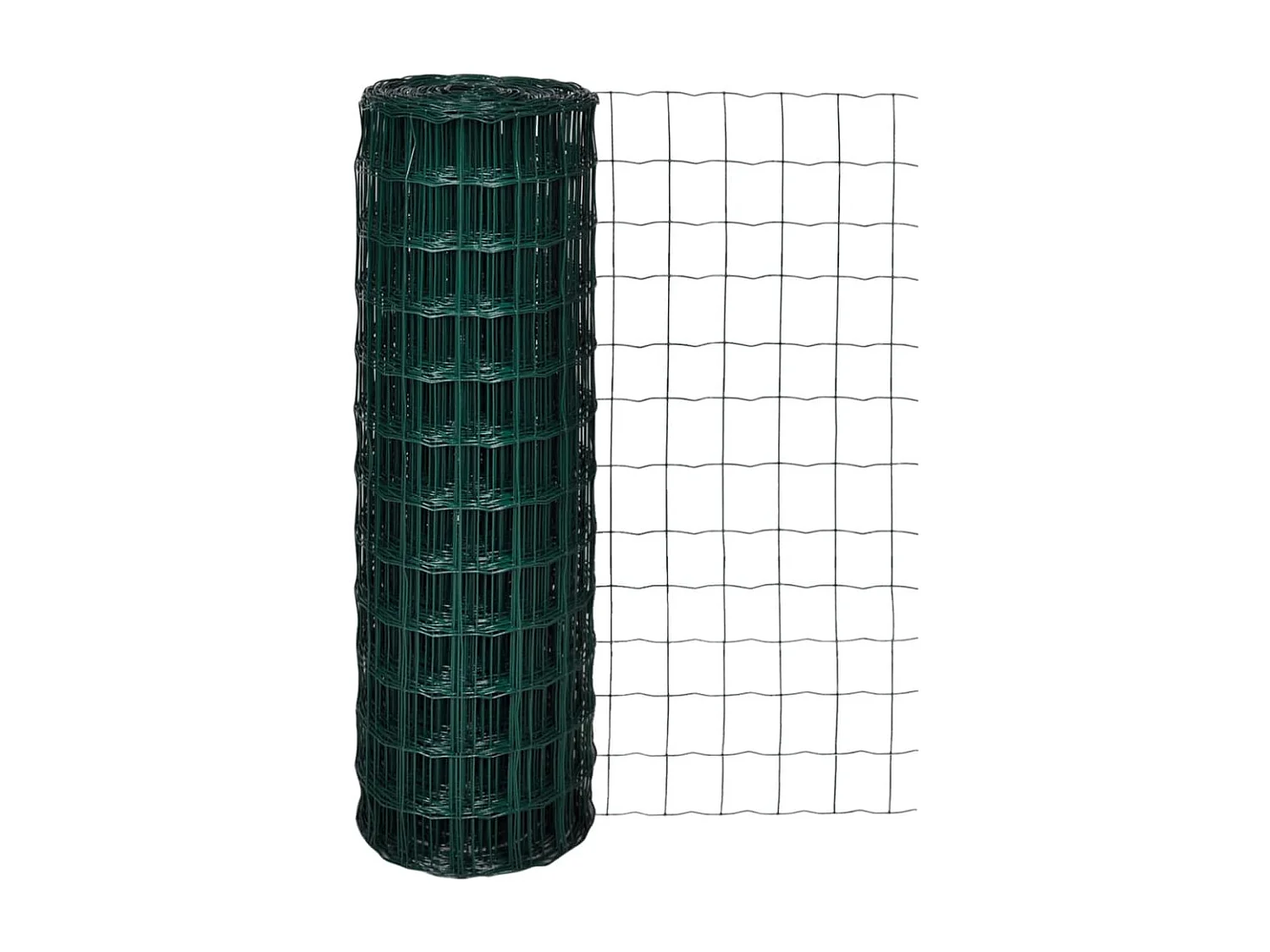 Set de euro valla acero verde 25x1,2 m ES484656