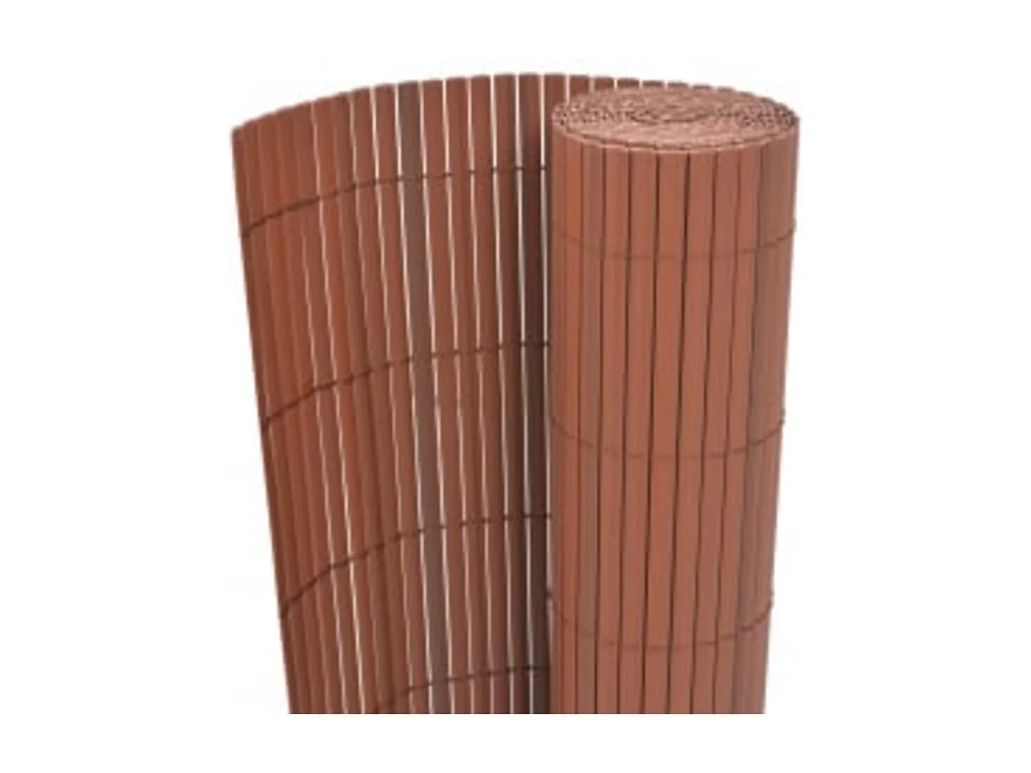 Cerca de jardim dupla face 110x300 cm castanho PT886858