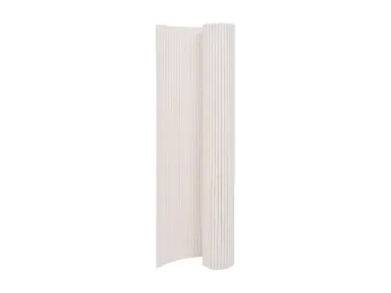 Cerca de jardim dupla face 110x400 cm branco PT845503