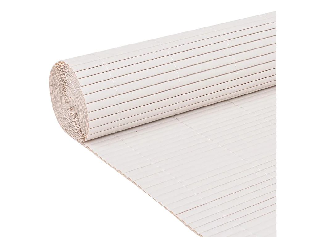 Cerca de jardim dupla face 110x400 cm branco PT845503