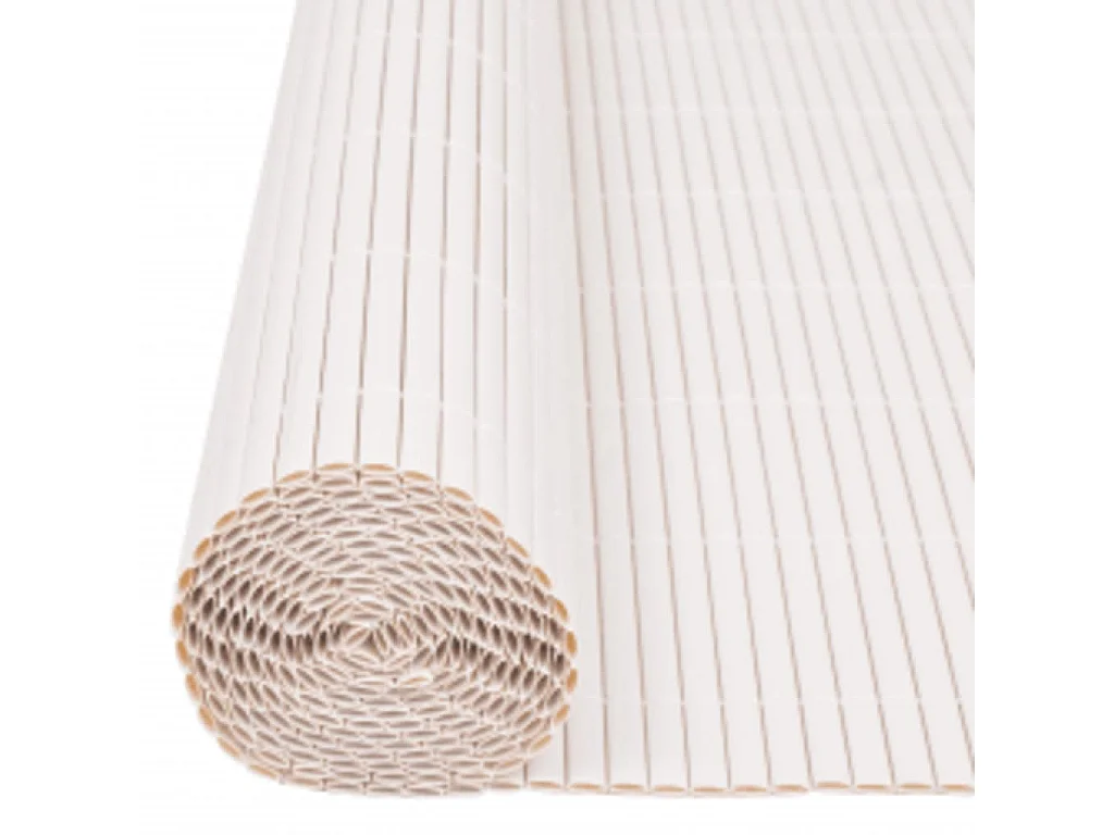 Cerca de jardim dupla face 110x400 cm branco PT845503