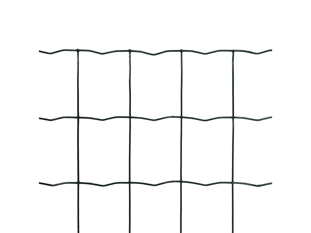 Set de euro valla acero verde 25x1 m ES326520