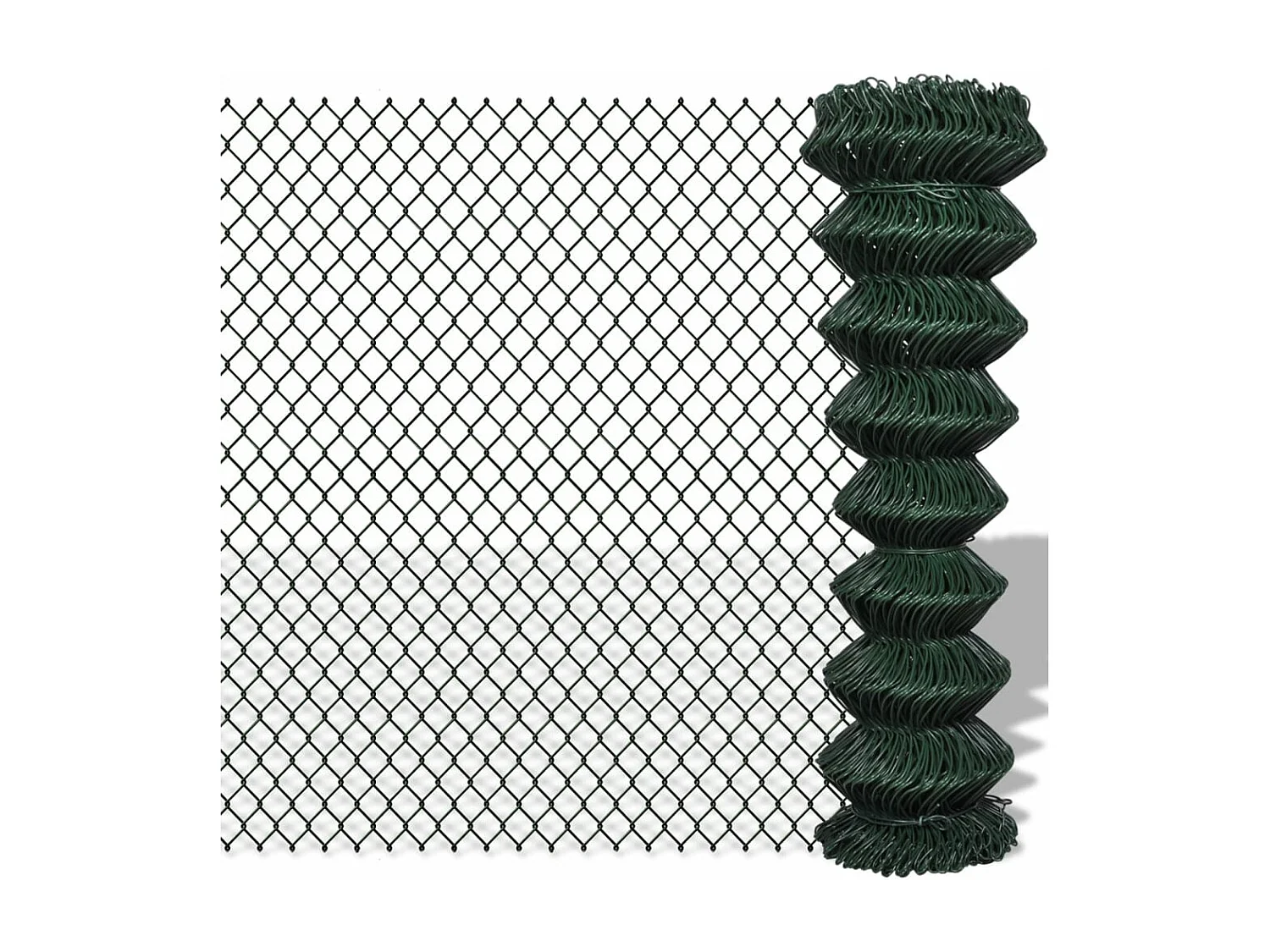 Gaashek 1,5x25 m staal groen BE365045