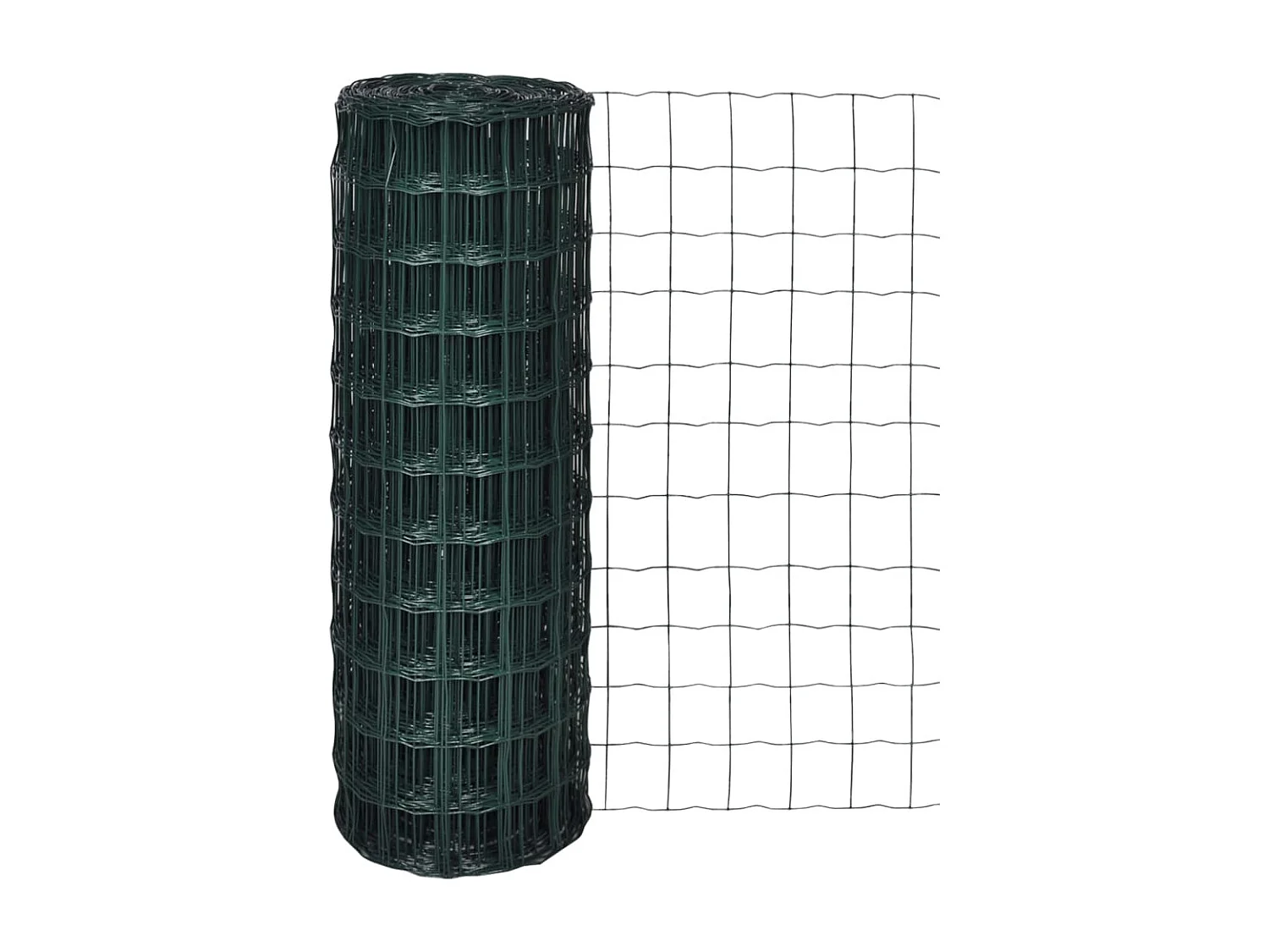 Set de euro valla acero verde 10x1,2 m ES278570