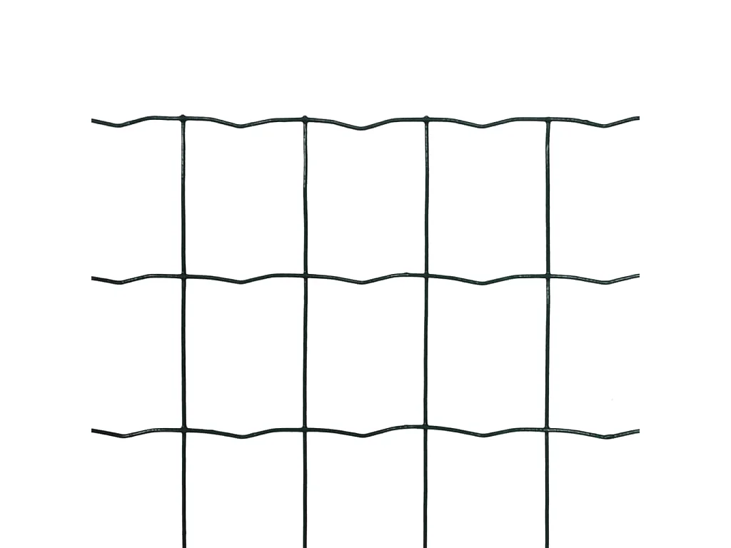 Set de euro valla acero verde 10x1,2 m ES278570