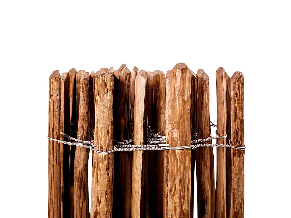 Valla de estacas madera de avellano 60x500 cm ES964131