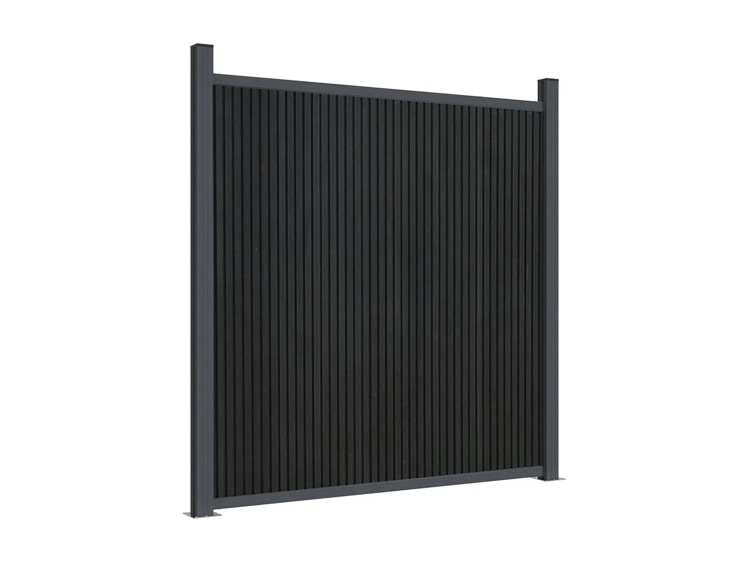 Schuttingpaneel 173x186 cm HKC grijs BE943611