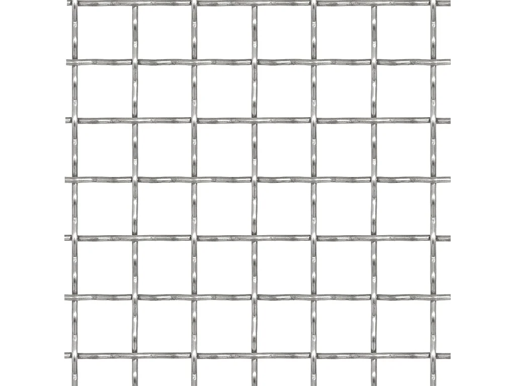 Clôture de jardin sertie Acier inoxydable 100x85 cm 31x31x3 mm FR150882