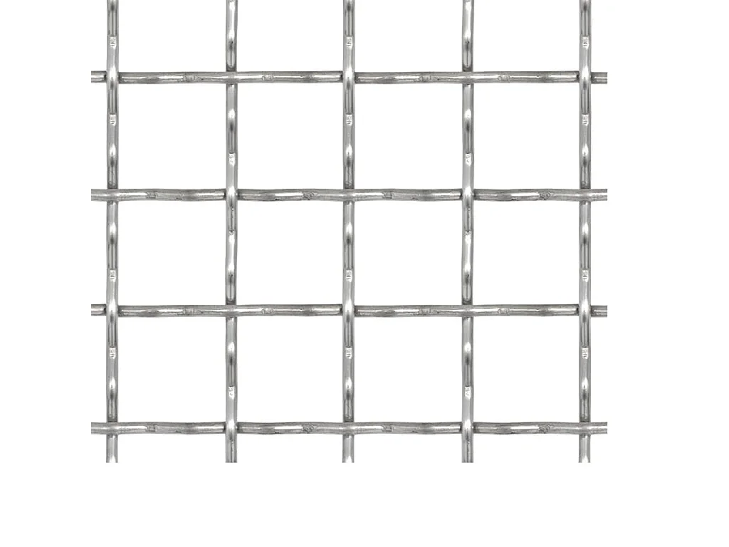 Clôture de jardin sertie Acier inoxydable 100x85 cm 31x31x3 mm FR150882