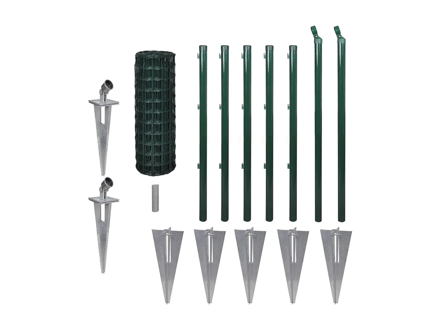 Clôture Euro Acier 10 x 0,8 m Vert FR567550