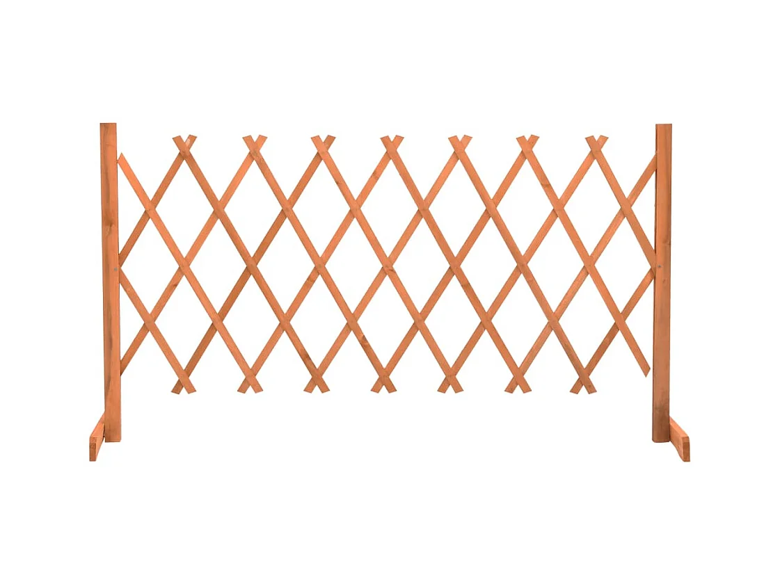 Clôture en treillis de jardin Orange 150x80 cm Bois de sapin FR426106