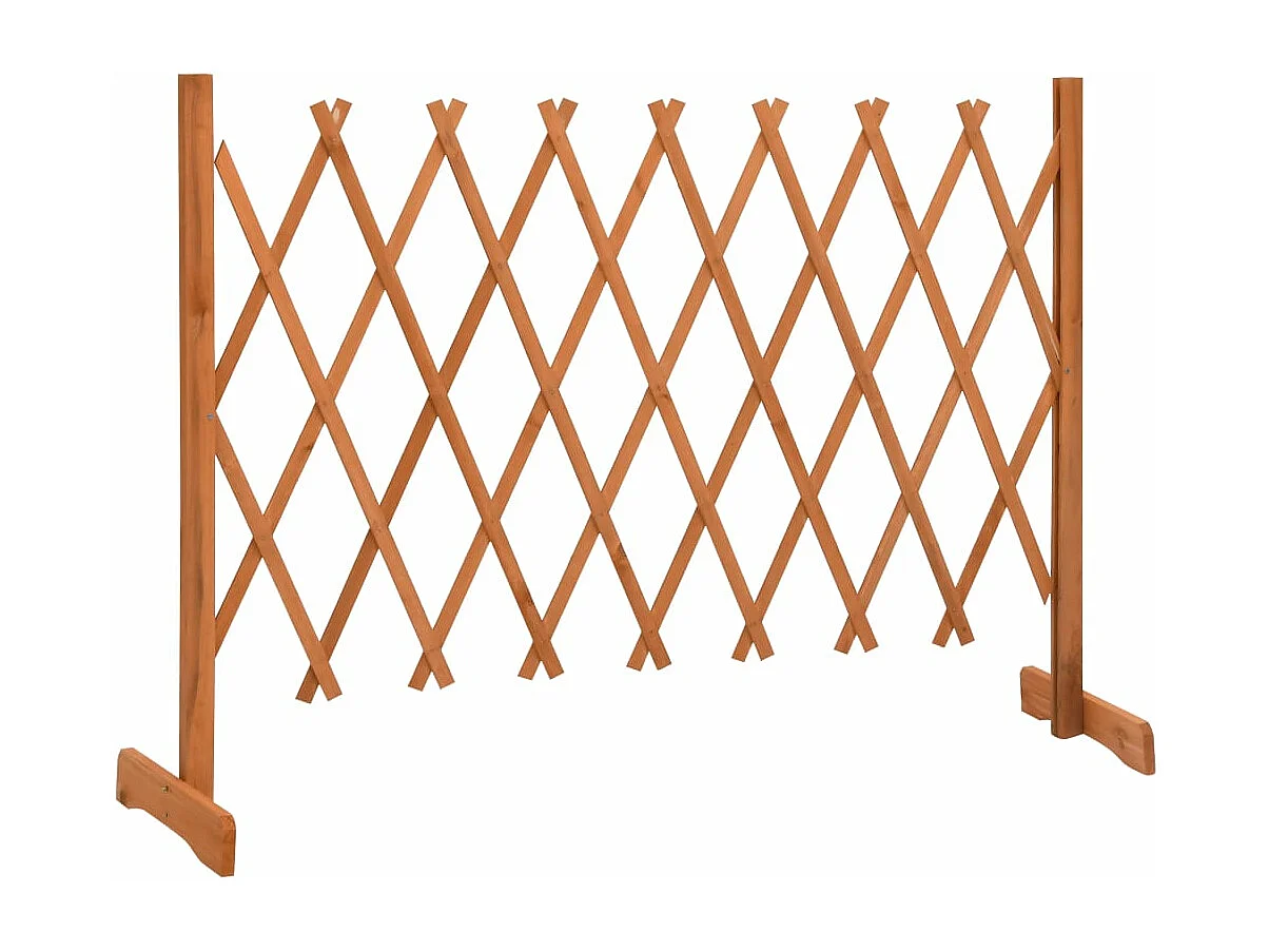 Clôture en treillis de jardin Orange 150x80 cm Bois de sapin FR426106