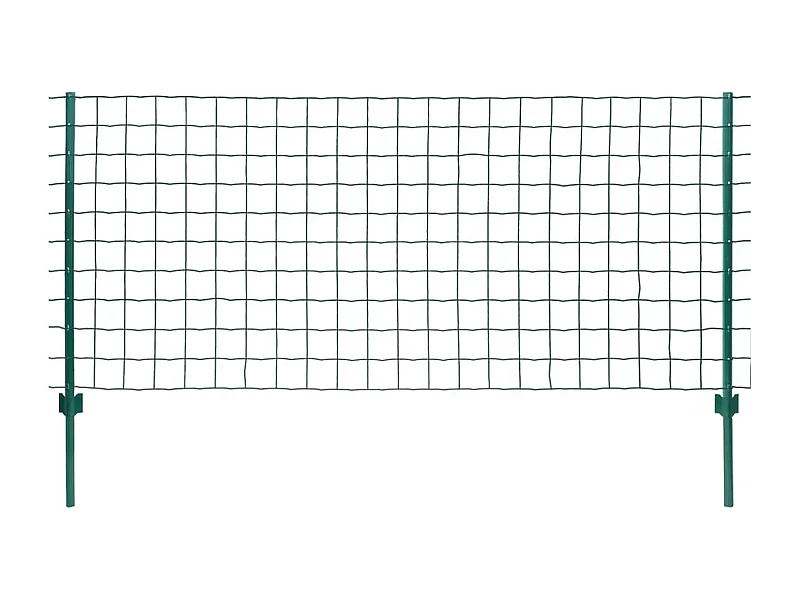 Clôture Euro Acier 20x1 m Vert FR125795