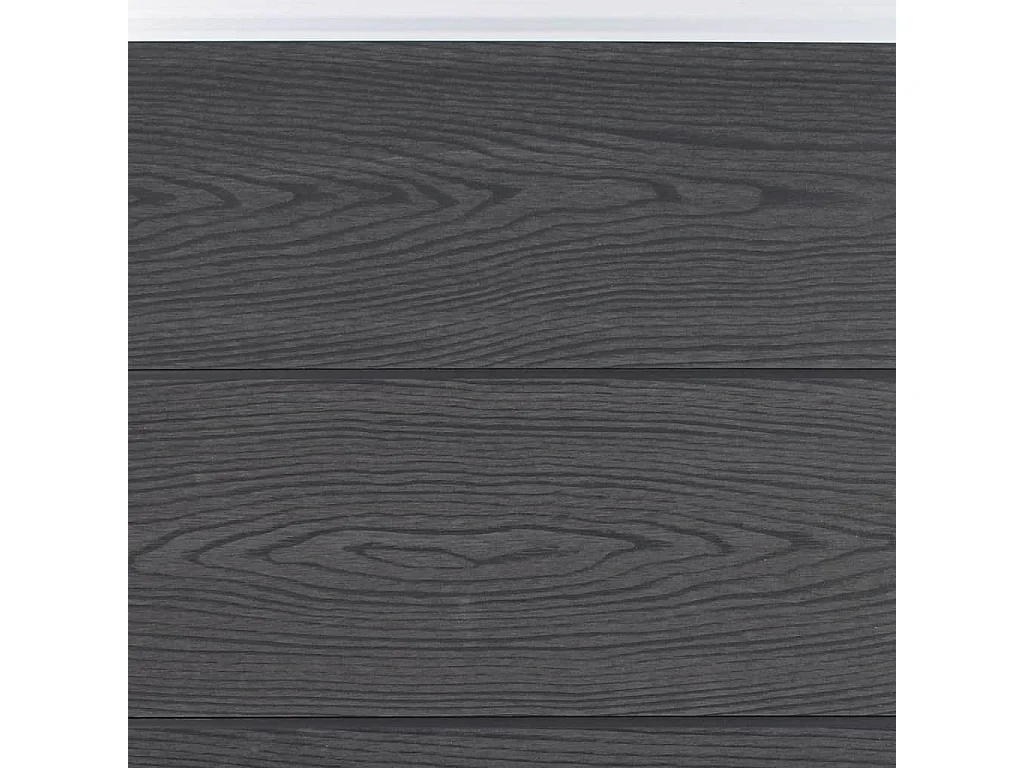Conjunto de painéis de vedação 180x186 cm WPC cinzento PT703891
