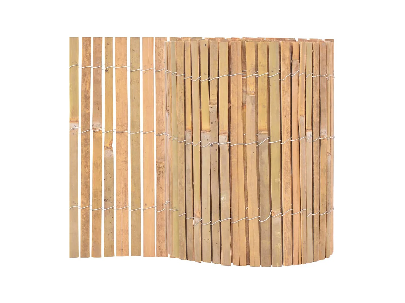 Scherm 1000x30 cm bamboe BE839815