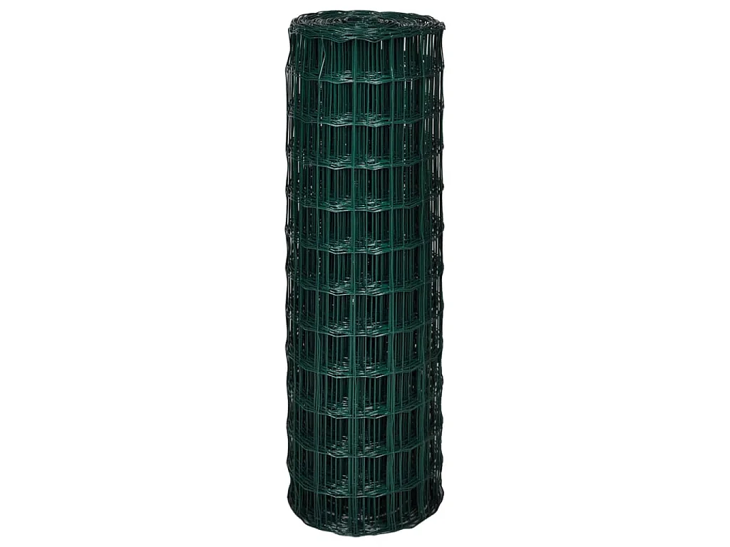 Set de euro valla acero verde 10x1,2 m ES835016