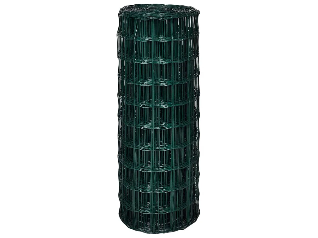 Set de euro valla acero verde 25x1 m ES926206