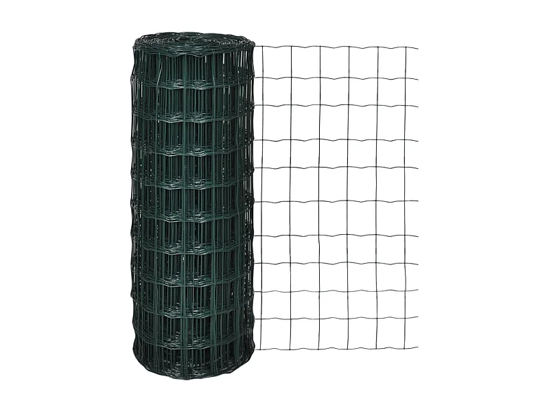 Clôture euro Acier 25 x 1,0 m Vert FR544674