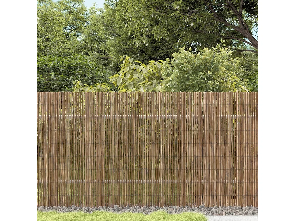 Valla de jardín de caña 500x80 cm ES812865