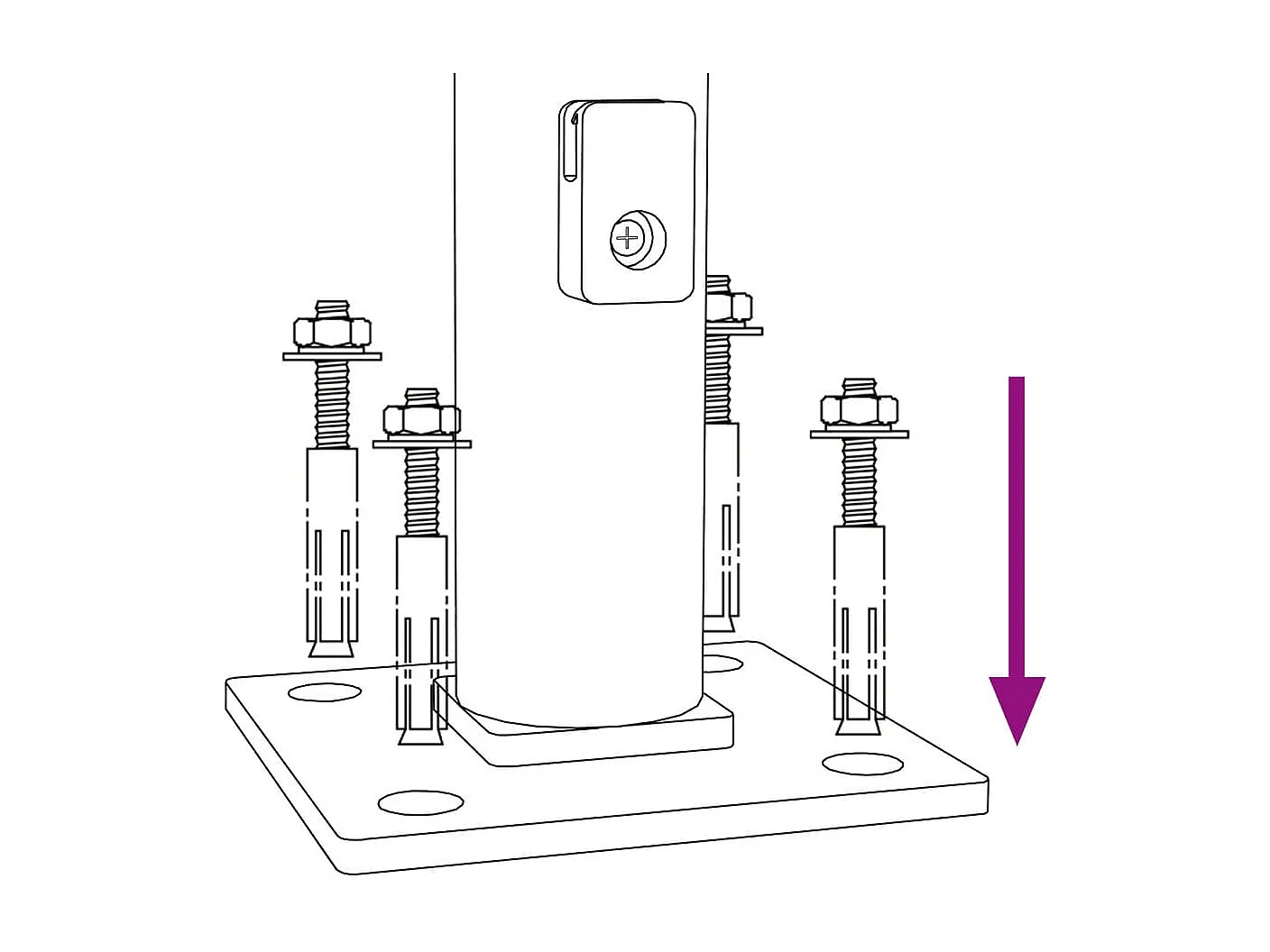Clôture en treillis métallique avec bride anthracite 1,4x25 m FR176316