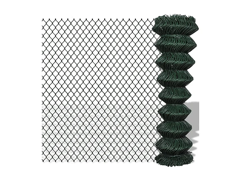 Gaashek 1,5x15 m staal groen BE779207