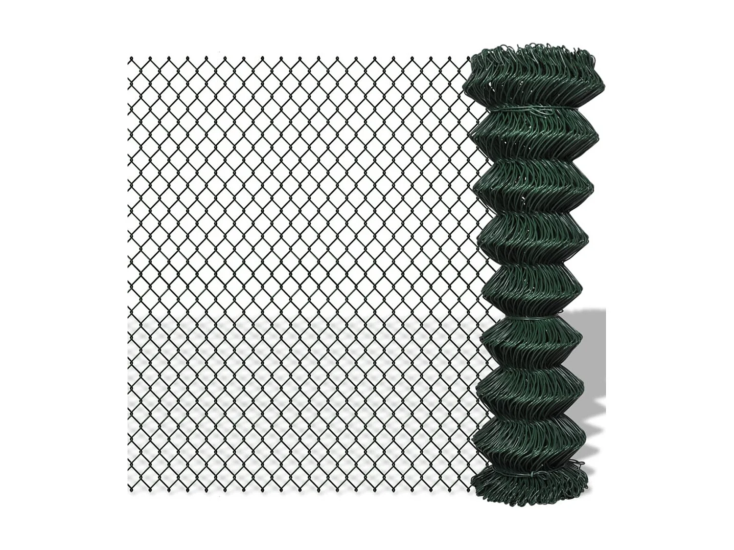 Gaashek 1,5x15 m staal groen BE779207