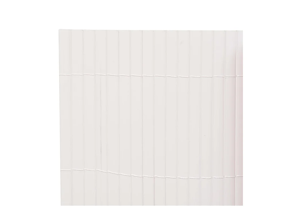 Clôture de jardin Double face 90 x 500 cm Blanc FR474197