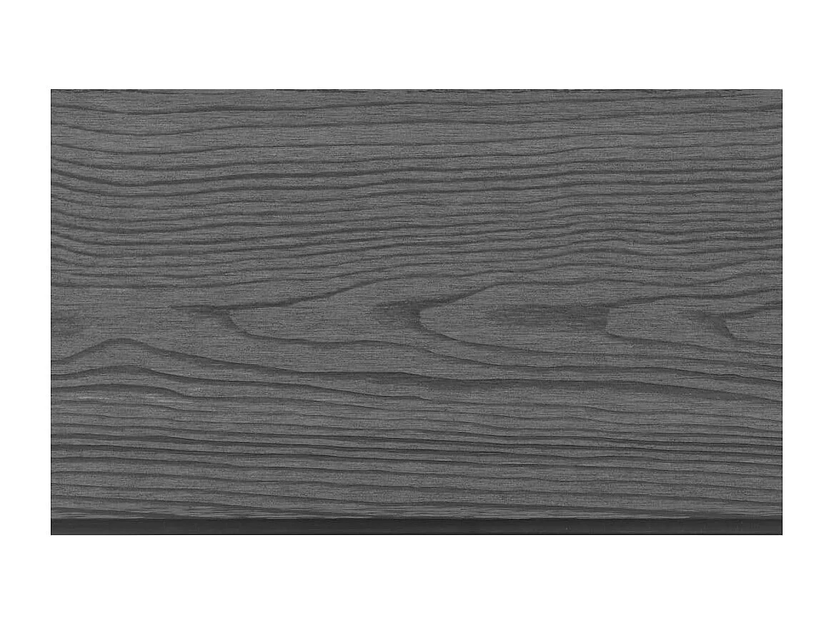 Panneaux de clôture de remplacement 9 pcs WPC 170 cm Gris FR154002