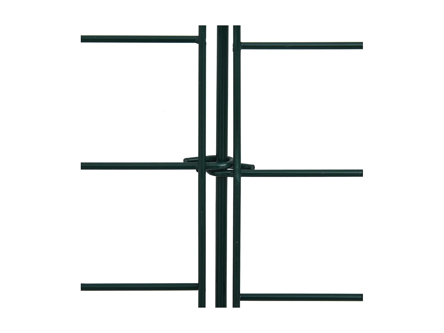 Schuttingset gebogen 77,5x78,5 cm groen BE847905