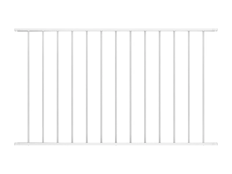 Painel de vedação aço revestido a pó 1,7x1,25 m branco PT589680