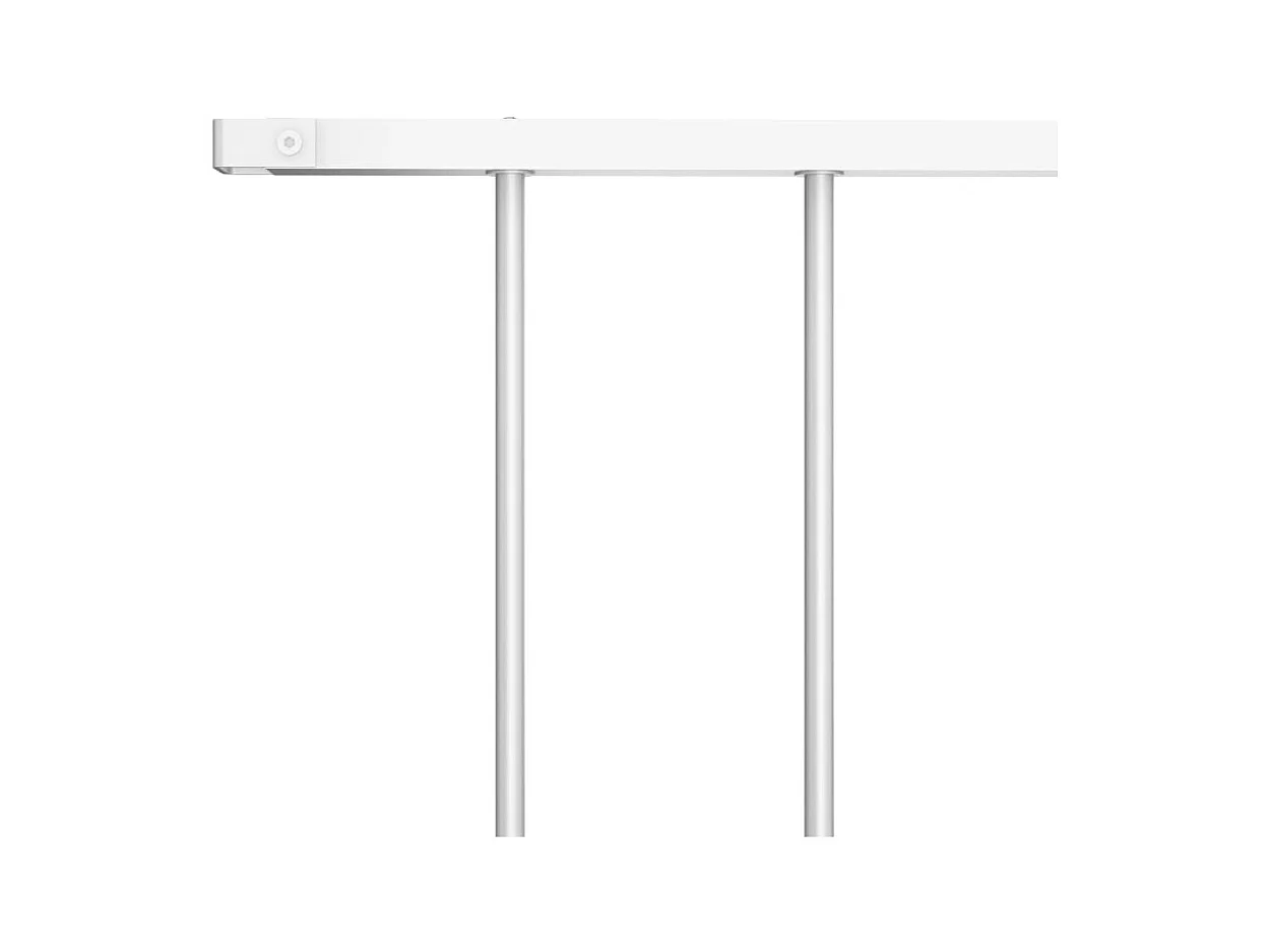 Panneau de clôture Acier enduit de poudre 1,7x1,25 m Blanc FR184399