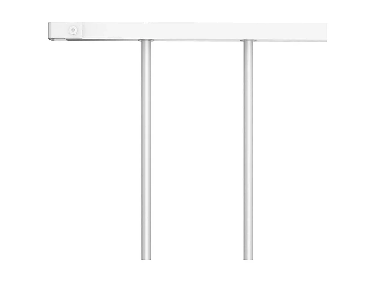 Panneau de clôture Acier enduit de poudre 1,7x1 m Blanc FR248733