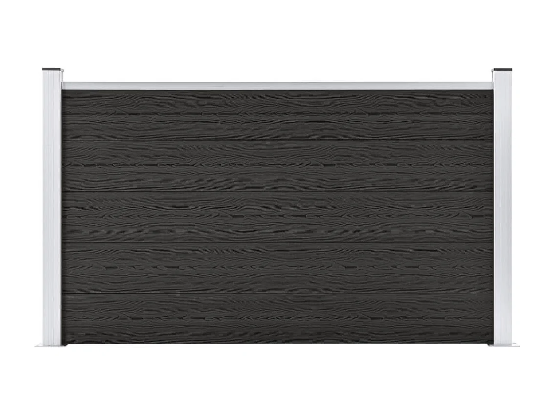 Clôture de jardin WPC 180x105 cm Gris FR939248