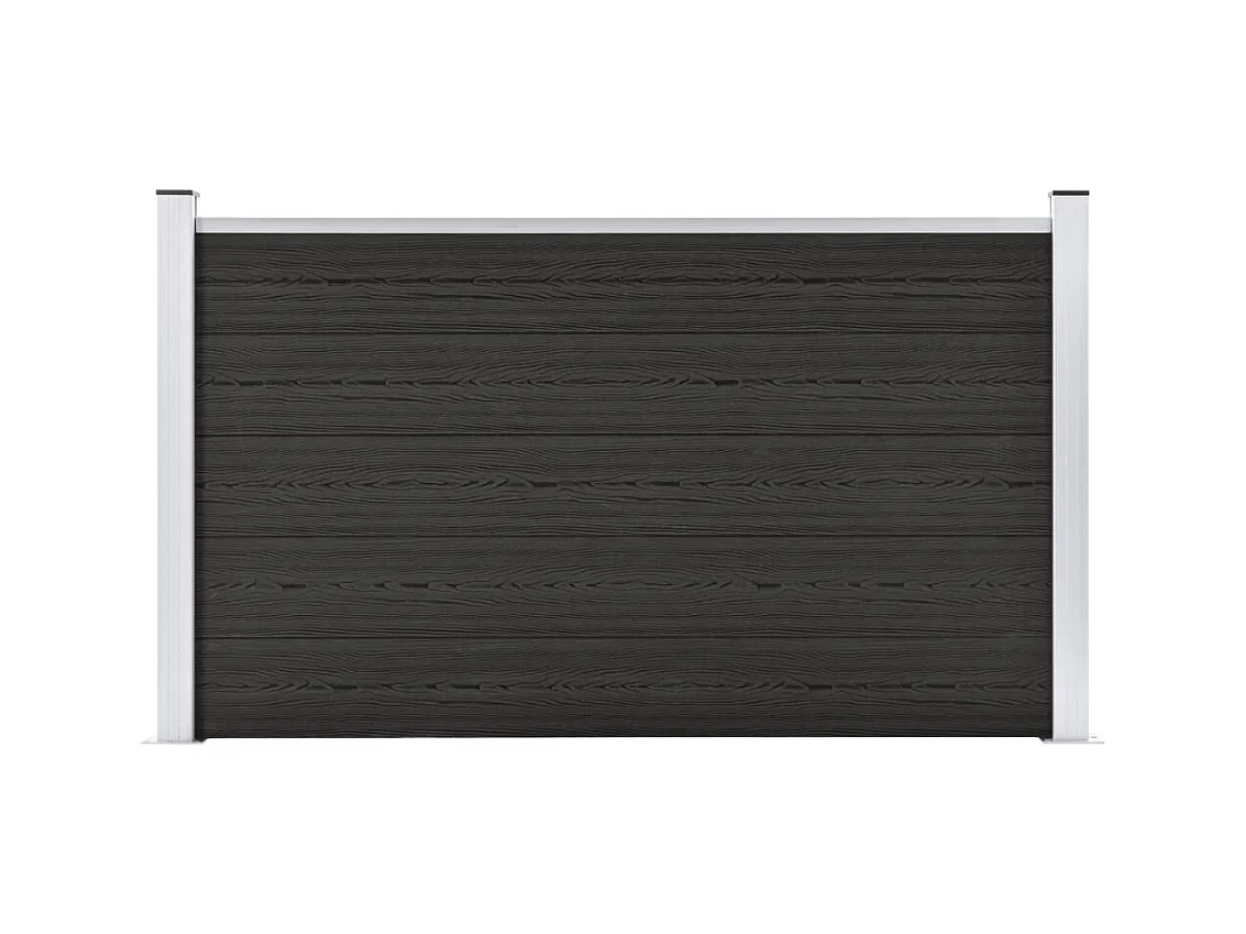 Clôture de jardin WPC 180x105 cm Gris FR939248
