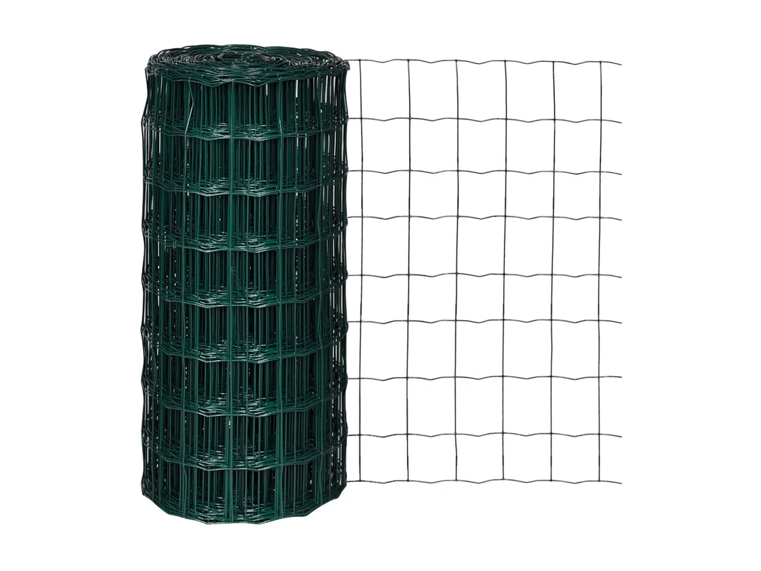 Clôture euro Acier 10 x 0,8 m Vert FR530002