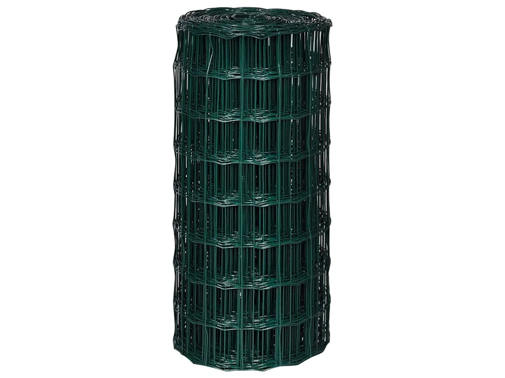 Set de euro valla acero verde 10x0,8 m ES705919