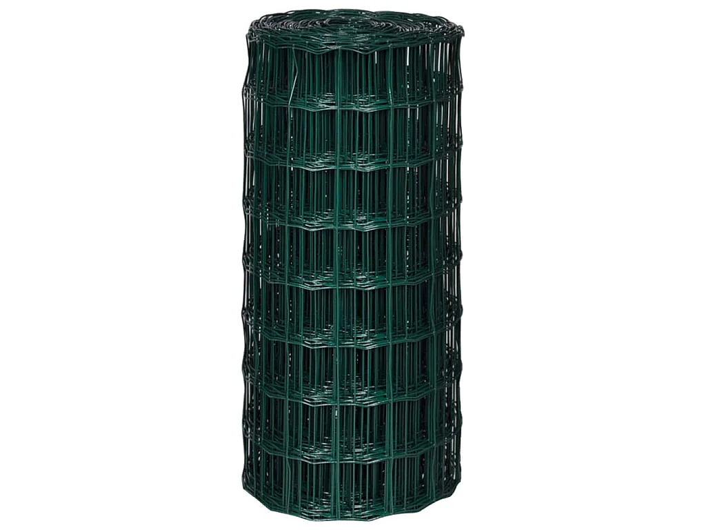 Set de euro valla acero verde 25x0,8 m ES679601