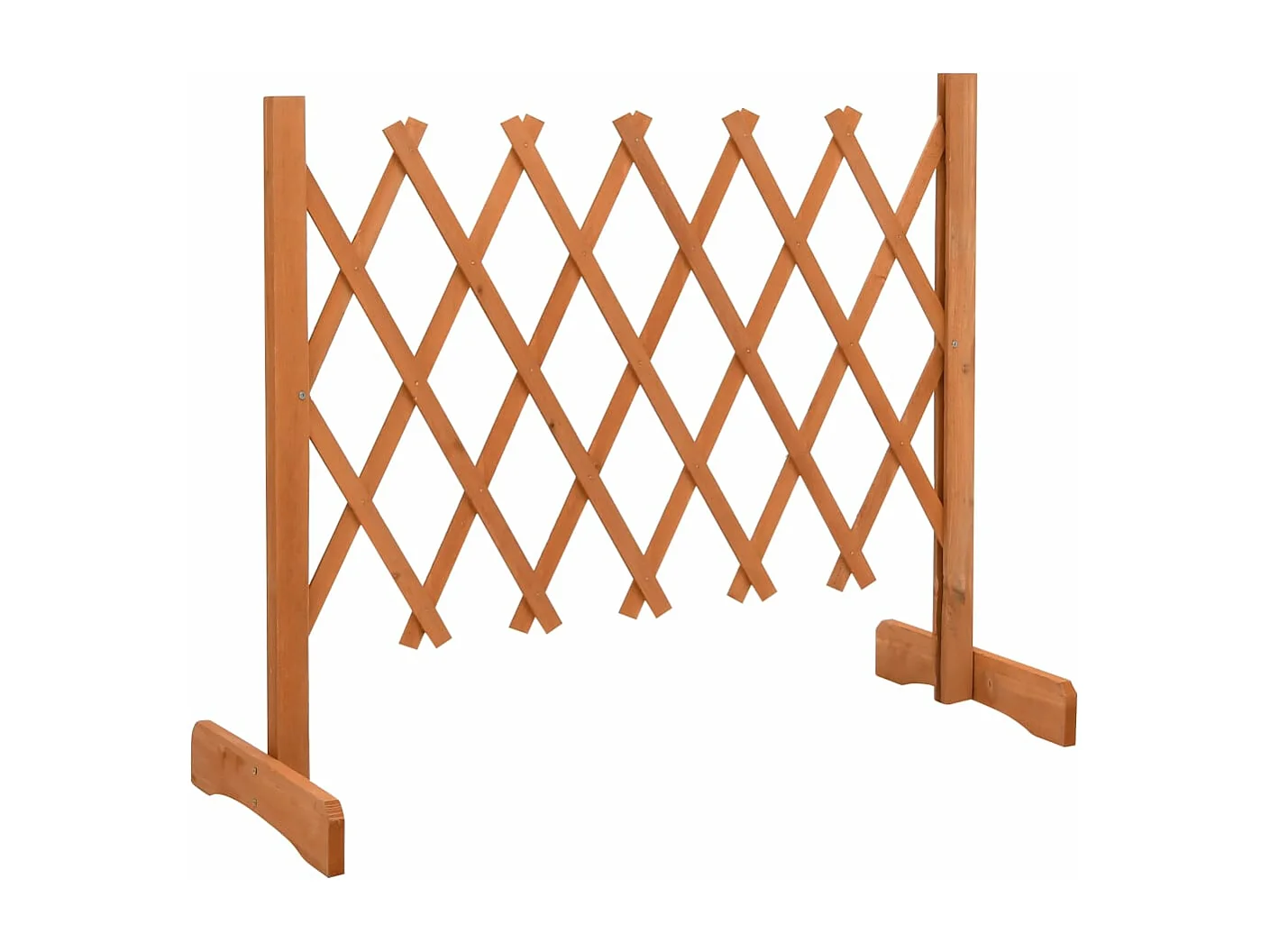 Clôture en treillis de jardin Orange 120x60 cm Bois de sapin FR623395