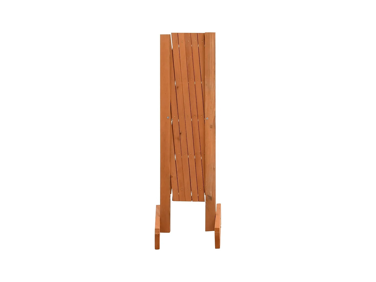 Tuinlatwerk 120x60 cm massief vurenhout oranje BE872361