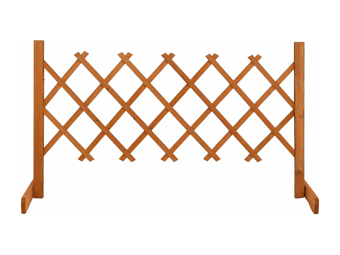 Clôture en treillis de jardin Orange 120x60 cm Bois de sapin FR623395