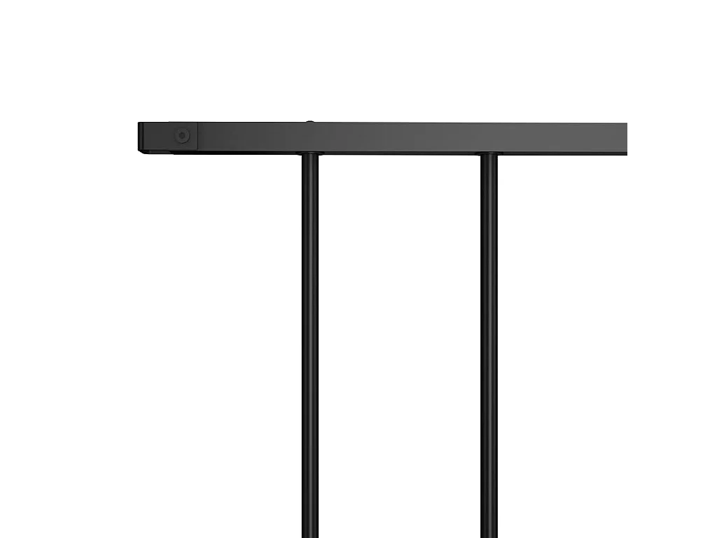Panneau de clôture Acier enduit de poudre 1,7x1,25 m Noir FR299841
