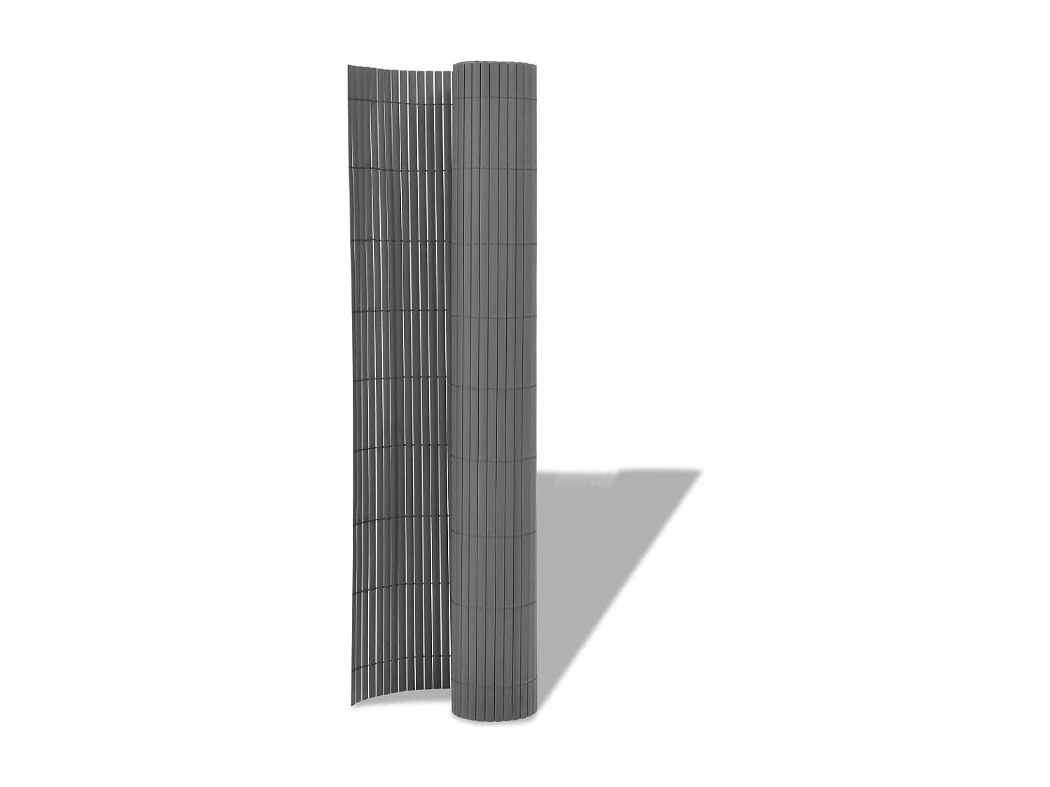 Clôture de jardin Double face PVC 90 x 300 cm Gris FR689001