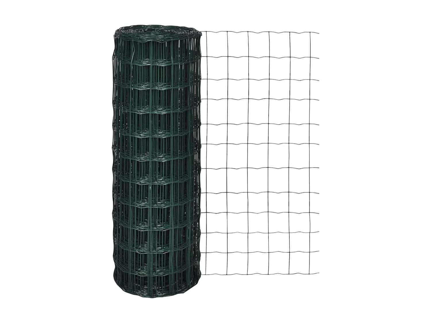 Set de euro valla acero verde 10x1,5 m ES282981