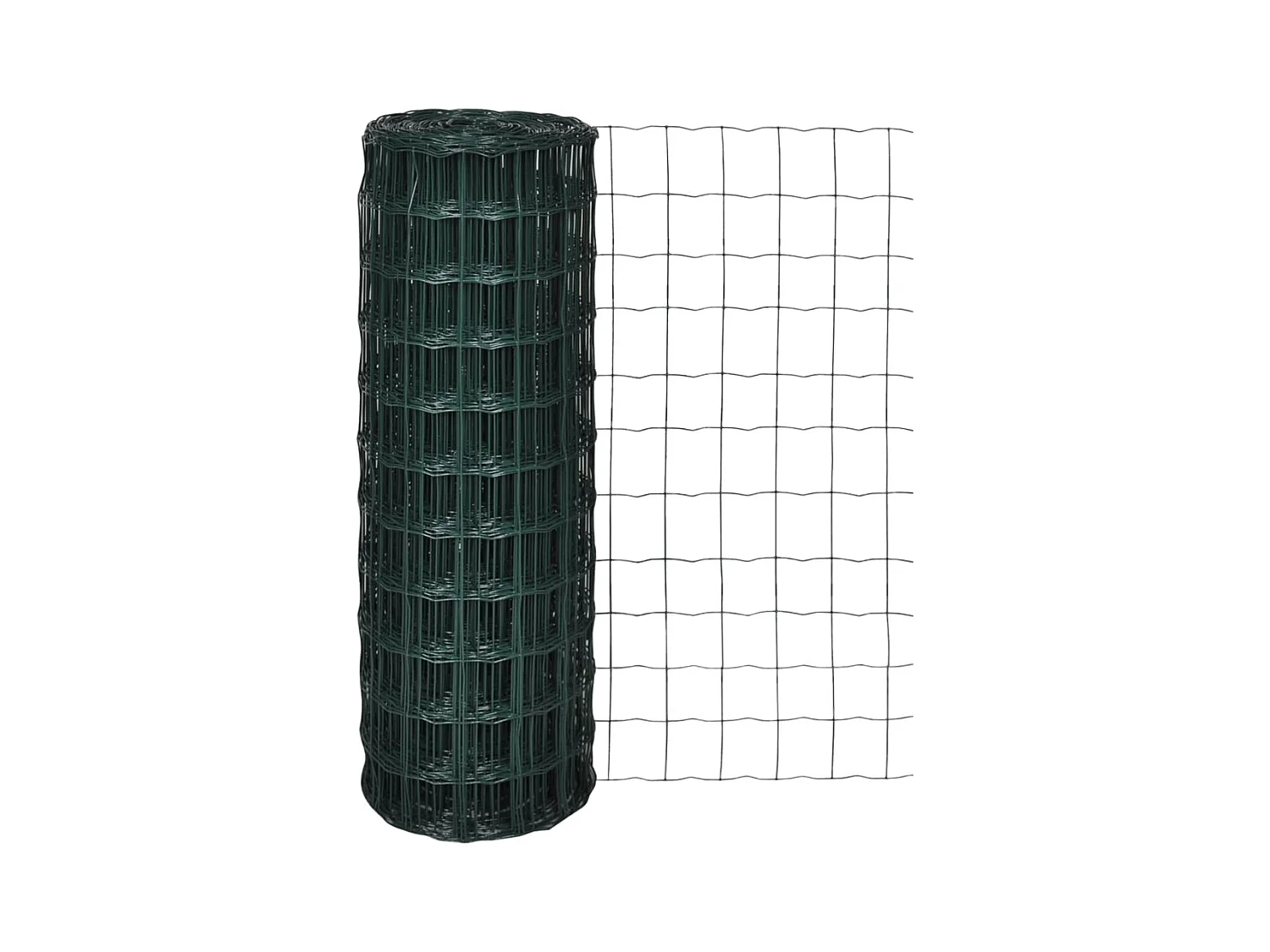 Clôture euro Acier 10 x 1,5 m Vert FR436990