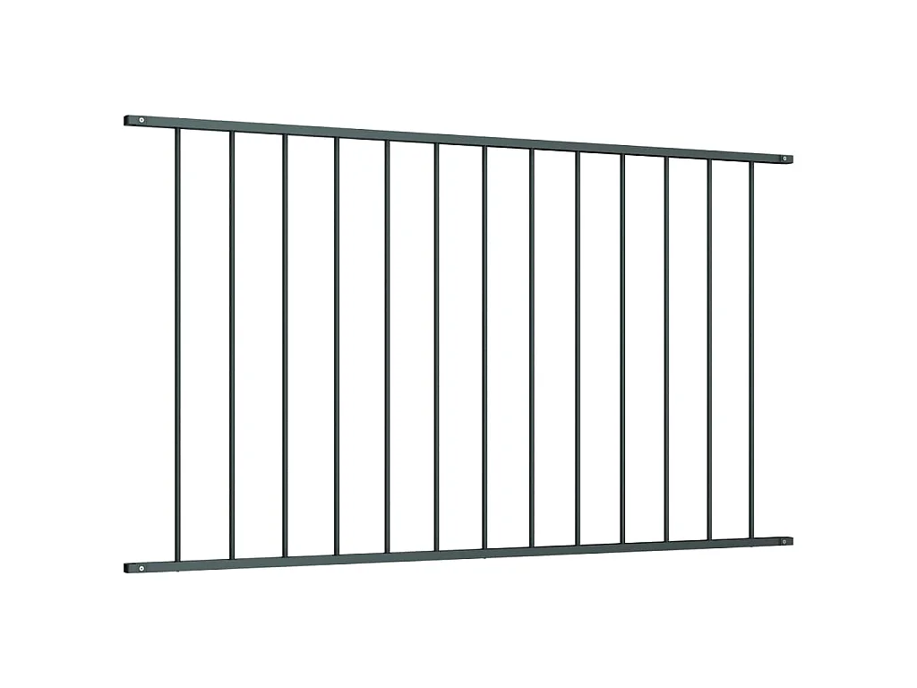 Panneau de clôture Acier enduit de poudre 1,7x1 m Anthracite FR193689